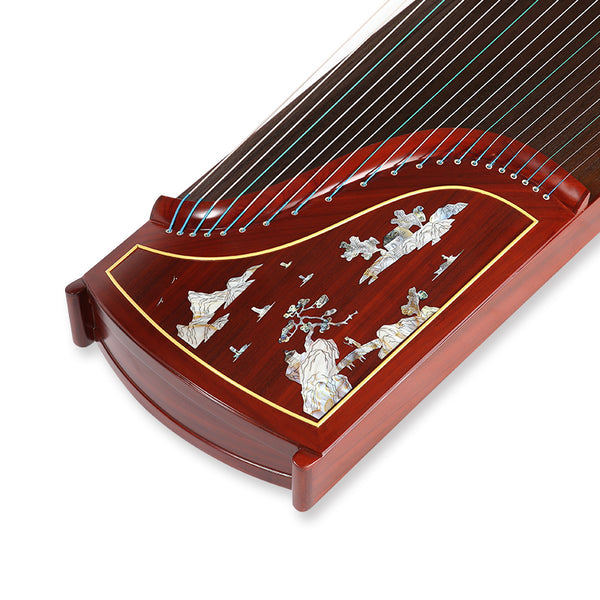 Guzheng (Koto, Gayagum)  Full-sized 64". African Sandalwood, Professional Grade北方最老字号/最大品牌乐海制非洲紫檀木专业古筝