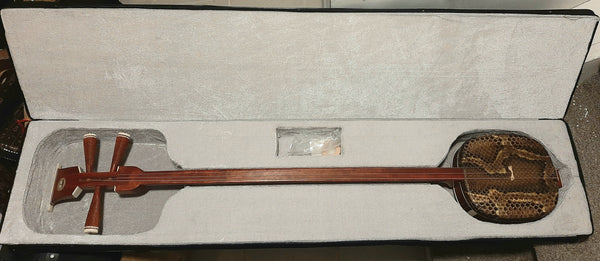 Sanxian, Large/Tenor Sanxian, Rosewood  (3-stringed Banjo/lute, Sangen, Shamisen, さんげん) 大三弦, 花梨木