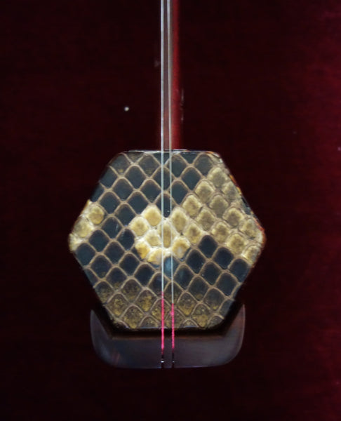 Erhu, Alto Fiddle, Professional Sandalwood, with Deluxe Hard Case科特迪瓦紫檀木专业二胡,高级硬盒