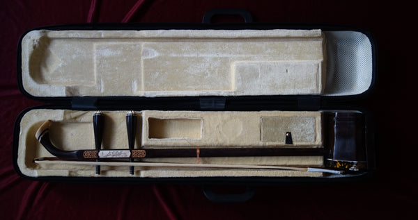 Erhu, Alto fiddle, Rosewood, Deluxe Hard Case & Study Book!专业红木二胡, 送高级硬盒, 二胡世家制作
