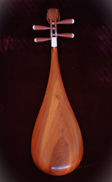 Pipa, Professional Rosewood (Chinese lute, Biwa)专业花梨木原木抛光琵琶