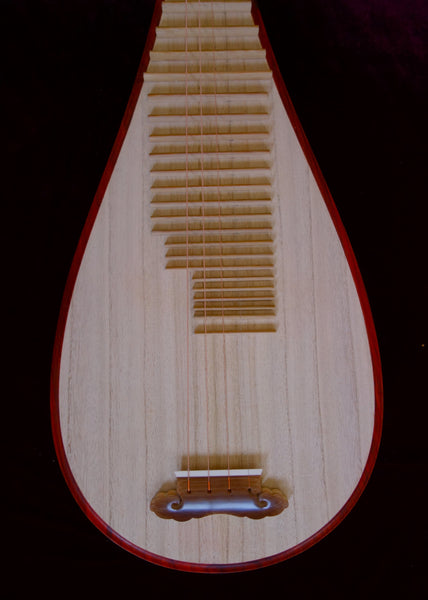 Pipa, Professional Rosewood (Chinese lute, Biwa)专业花梨木原木抛光琵琶