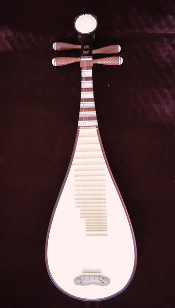 Pipa, Professional Hardwood, rosewood Tuning Pegs/Xiang Frets (Chinese lute, Biwa)硬木琵琶,花梨木轴项