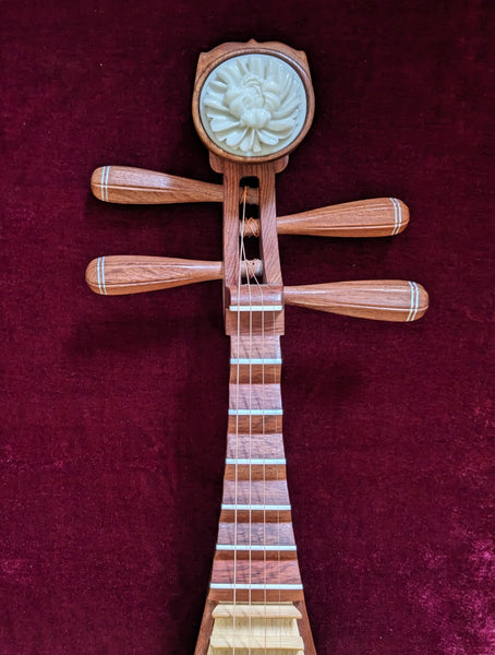 Pipa, High Grade Sandalwood,  Concert Grade 高级大果紫檀木演奏琵琶