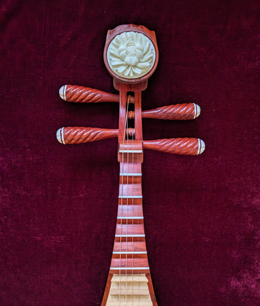 Pipa, Professional Rosewood (Chinese lute, Biwa)专业花梨木原木抛光琵琶