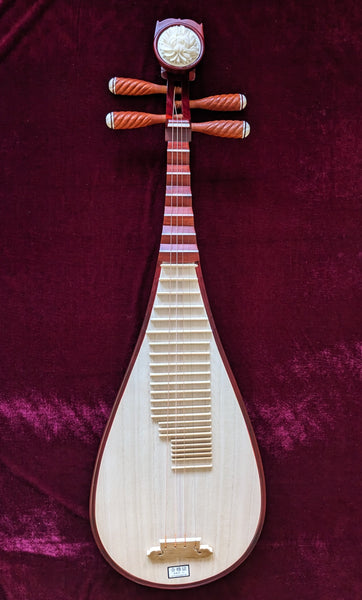 Pipa, Professional Rosewood (Chinese lute, Biwa)专业花梨木原木抛光琵琶