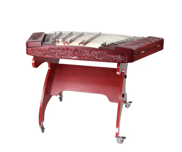 Yangqin dulcimer, 402 model. Rosewood frame, Dragon Carving. Set up & tuned by YANGQIN MASTER花梨木雕龙扬琴