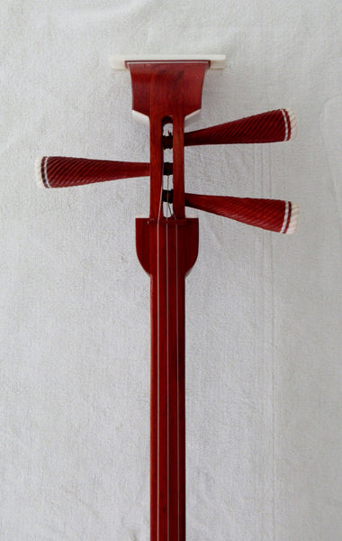 Sanxian, Medium/Alto Sanxian, Rosewood  (3-stringed Banjo/lute, Sangen, Shamisen, さんげん) 中三弦, 花梨木
