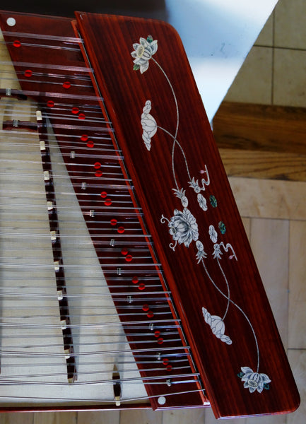 Yangqin dulcimer, 402 model. Rosewood frame+Mica, set up & tuned. FREE LESSON WITH YANGQIN MASTER红木贝雕扬琴