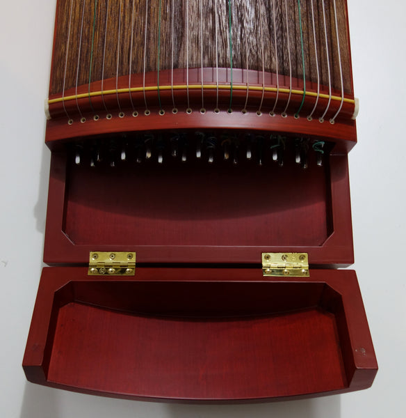 Guzheng (Koto, Gayagum). Full-sized 64". Redwood+seashell inlay, Professional Grade红木贝雕古筝