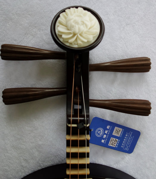 月琴,乌木,演奏级乐海制东非黑黄檀木演奏级月琴