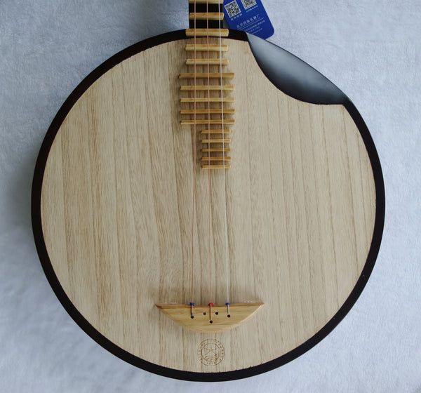 月琴,乌木,演奏级乐海制东非黑黄檀木演奏级月琴