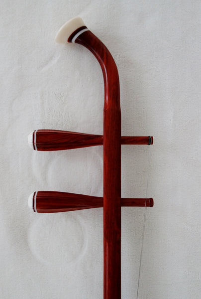 GaoHu (Chinese soprano fiddle), Redwood, oblate barrel   高胡,红木,扁筒