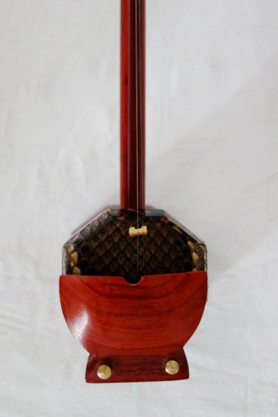 GaoHu (Chinese soprano fiddle), Redwood, oblate barrel   高胡,红木,扁筒
