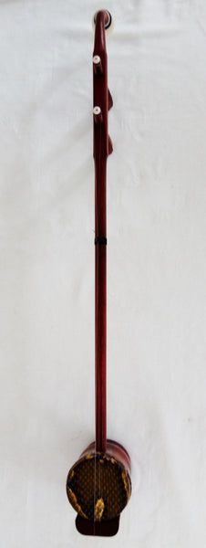 GaoHu (Chinese soprano fiddle), African Sandalwood, round barrel高胡, 非洲紫檀木. 圆筒. 北方最大品牌，最老字号