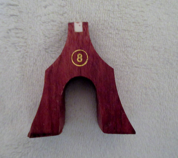 Guzheng Bridges, Whole Set (21 pieces), Redwood 古筝码,红木,全套21支