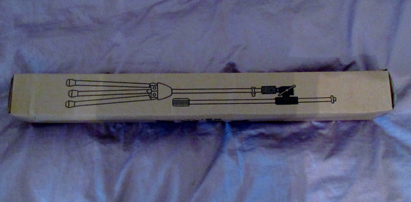 Microphone Stand, dual purpose, CAN CARRY TWO MICs! comes with 2 clips!!