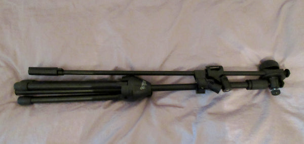 Microphone Stand, dual purpose, CAN CARRY TWO MICs! comes with 2 clips!!