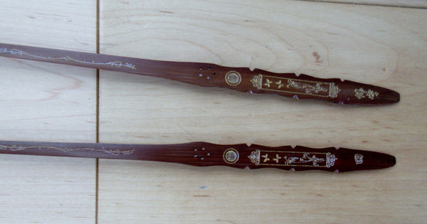 Yangqin Hammers/Beaters (bamboo hammers), sold in pairs 双头琴竹