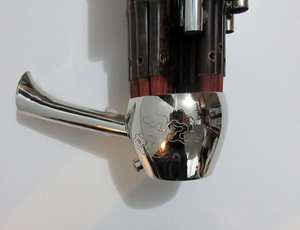 Sheng,Chinese mouth organ, 21 pipes, metal ducts,+deluxe hard case 笙, 21簧, 扩音管, 送硬盒