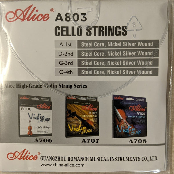 Strings for Cello, Whole Set (4 pieces)大提琴弦Free shipping