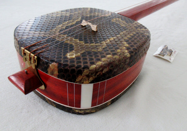 Sanxian, Large/Tenor Sanxian, Rosewood  (3-stringed Banjo/lute, Sangen, Shamisen, さんげん) 大三弦, 花梨木