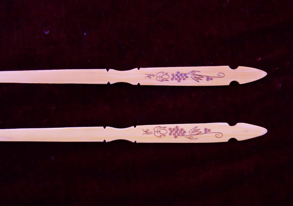 Yangqin Hammers/Beaters, trimmed/finished by a Yangqin master 扬琴琴竹，扬琴大师亲自修整