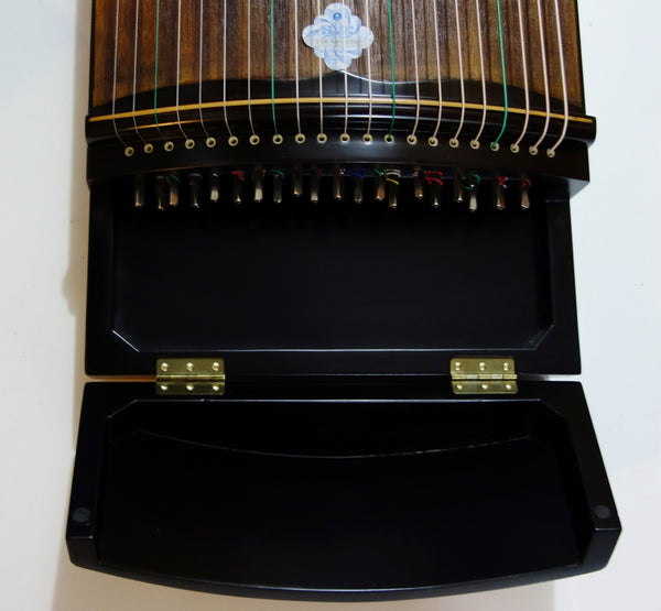 Guzheng. Full-sized 64". Black Sandalwood. Concert Grade. Free setup & tuned北方最老字号/最大品牌乐海制古筝 东非黑紫檀木