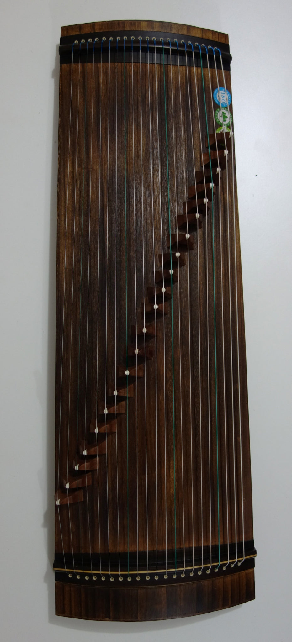 Guzheng (Koto, Gayagum) 39"(100cm).  21 strings, Free setup & tuned.便携古筝，21弦, 100厘米