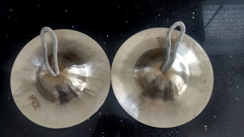 Hand Cymbals (pair) medium sized - 中京镲一对 typically found in Peking Opera