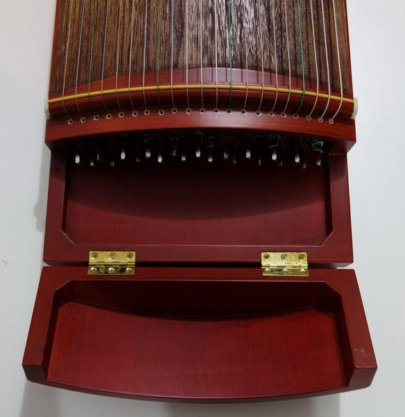 Guzheng (Koto, Gayagum)  Full-sized 64". African Sandalwood, Professional Grade北方最老字号/最大品牌乐海制非洲紫檀木专业古筝