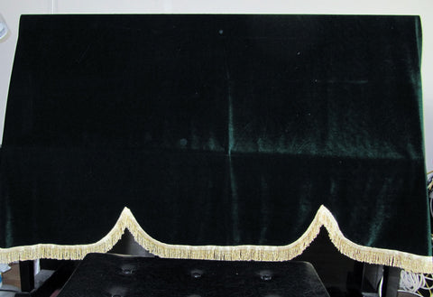 Piano cover - half length, beautiful velvet.  Suitable for all upright pianos