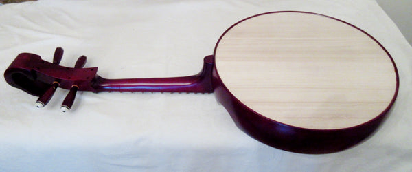 DaRuan, Bass ruan. 4-stringed, round shaped Chinese lute. 大阮, 硬木